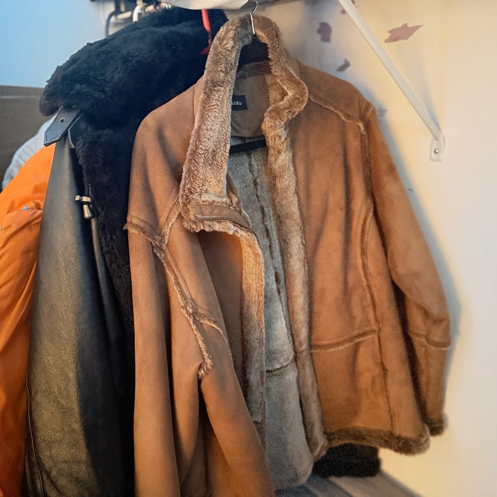 Brown Shearling Jacket - image 1